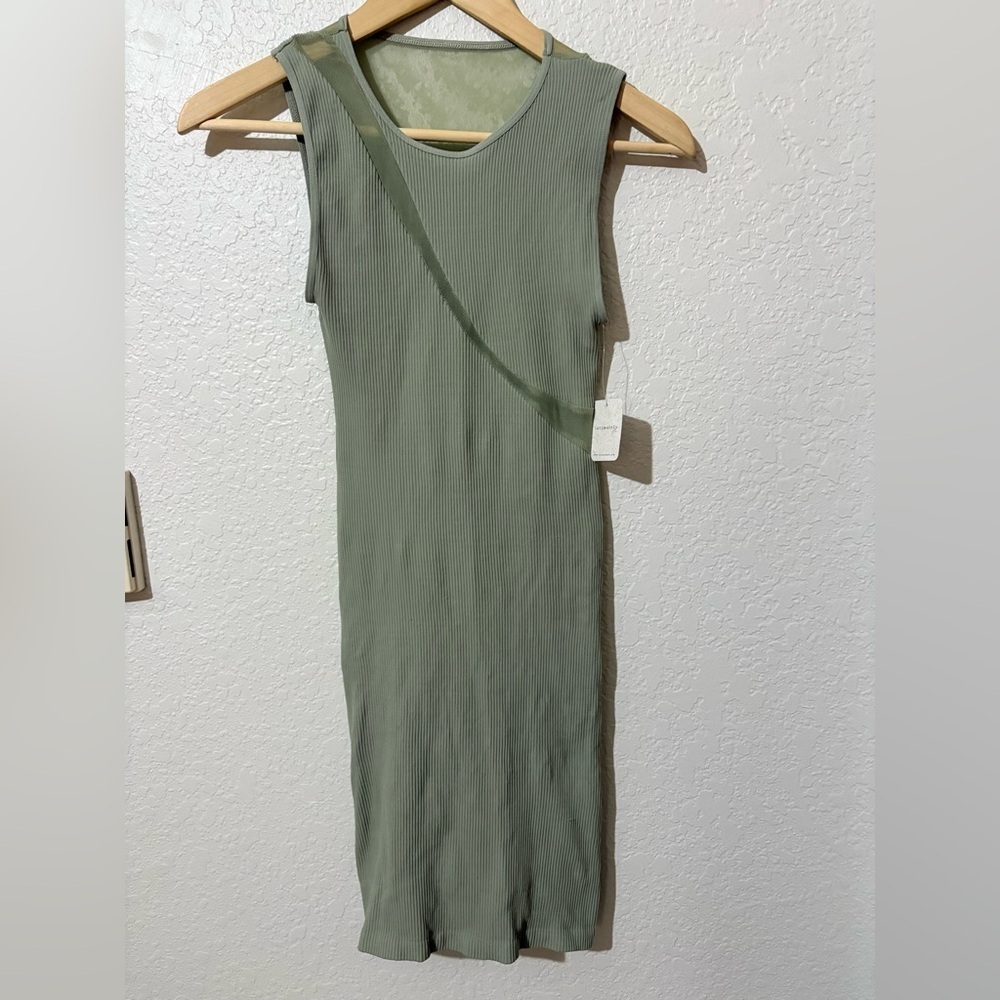 NWT Free People Green Sleeveless Dress
